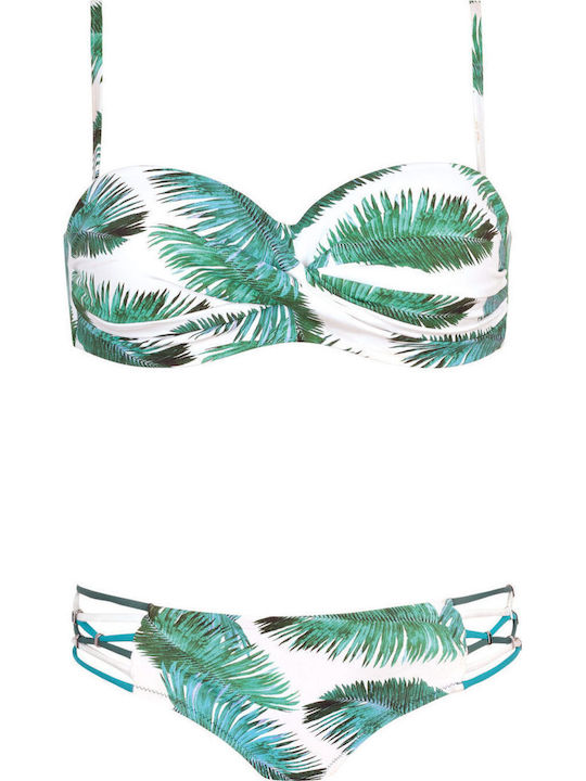 Set Bikini Push Up Brazil Verde