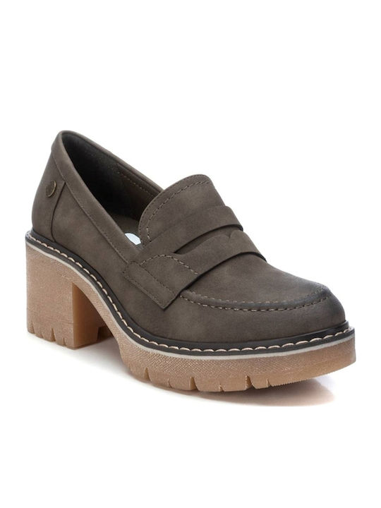 Women's Loafers in Green Color