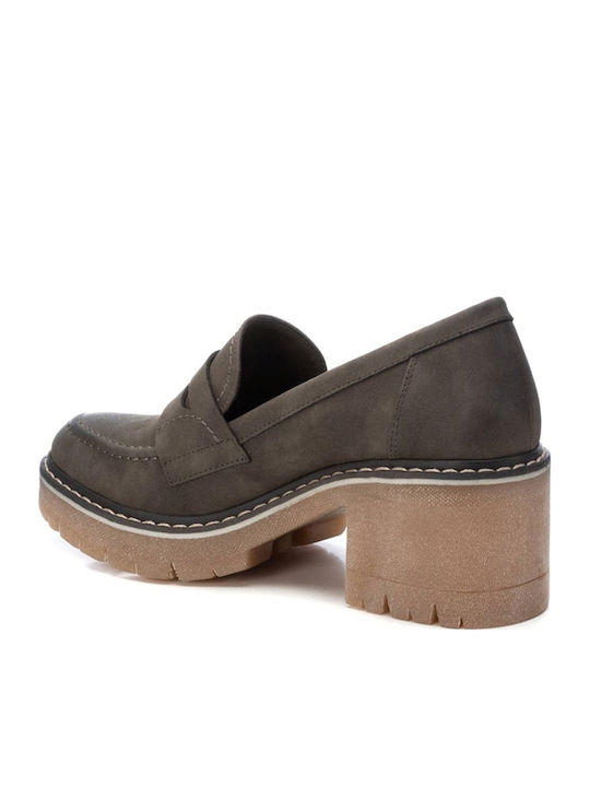 Women's Loafers in Green Color
