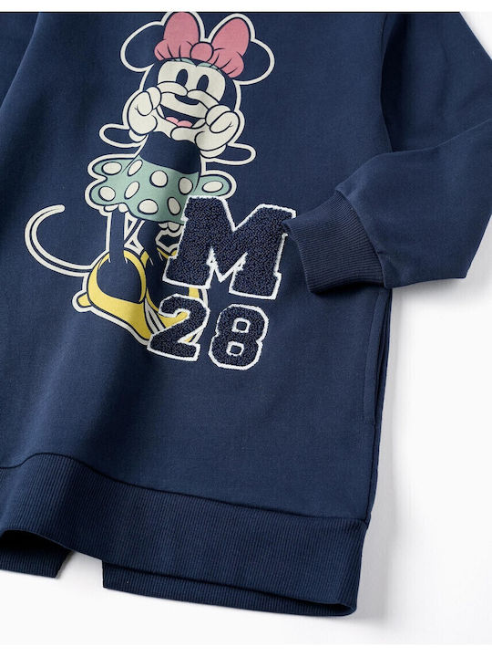 Children's Dress Sweatshirt Long Sleeve Dark Blue