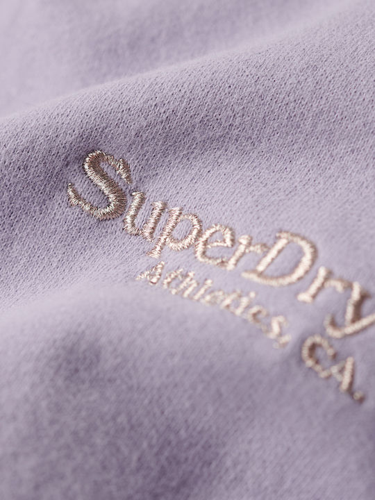Women's Sweatshirt Jacket Hooded Purple