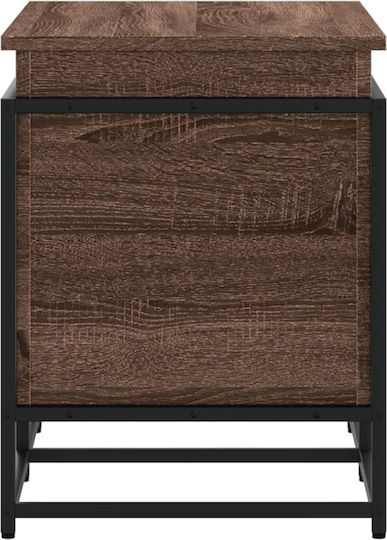 vidaXL Dekorative Truhe Hölzernes Braun 100x40x51.5cm