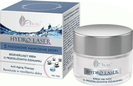 Ava Laboratorium Hydro Laser Ενυδατική Κρέμα Προσώπου Νυκτός με Υαλουρονικό Οξύ & Ceramides 50ml