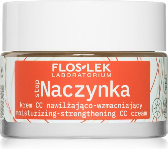 FlosLek CC Moisturizing Face Cream Day with SPF20 Against Redness 50ml