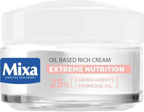 Mixa Oil-based Rich Cream Nourishing 25% Rich Ενυδατική Κρέμα Προσώπου Ημέρας 50ml