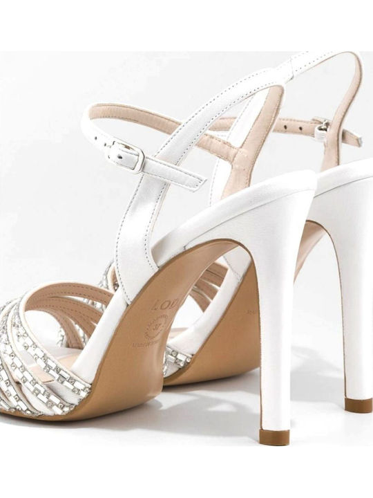 Leather Sandals White