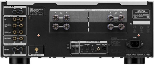 Denon PMA-3000NE Ολοκληρωμένος Ενισχυτής Hi-Fi Stereo 160W/4Ω 80W/8Ω Ασημί