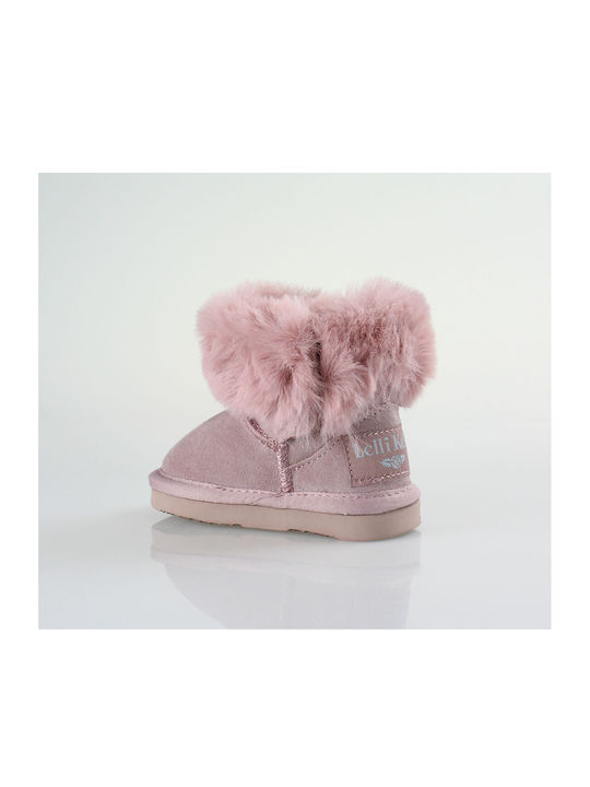 Lelli Kelly Kids Leather Boots Pink