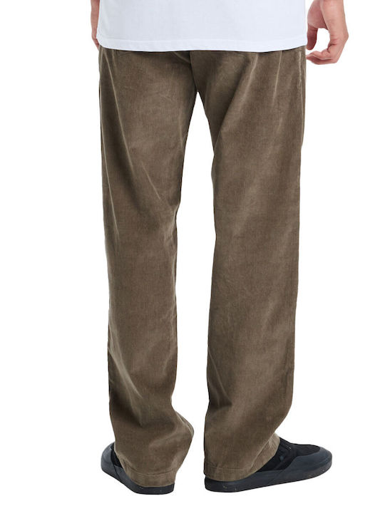 Quiksilver Men's Trousers in Regular Fit Green