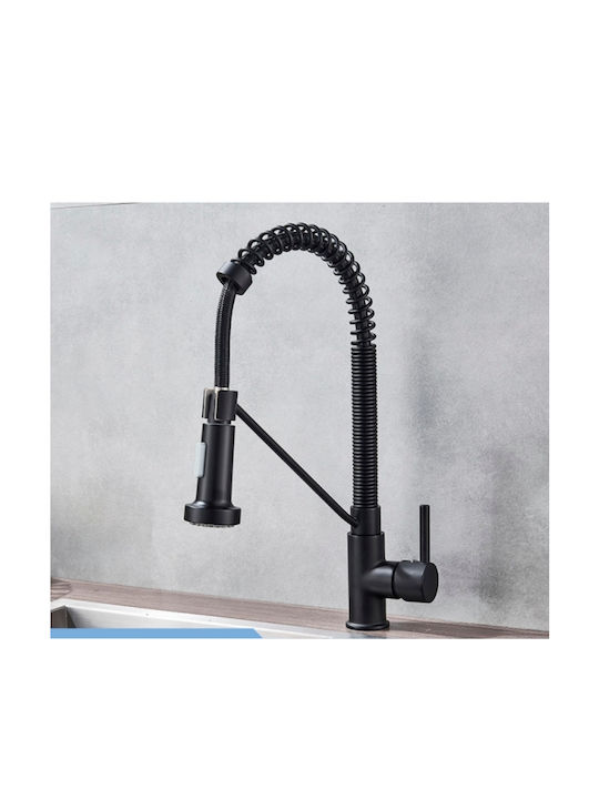 Counter with External Spray Hose Black Counter with External Spray Hose Black