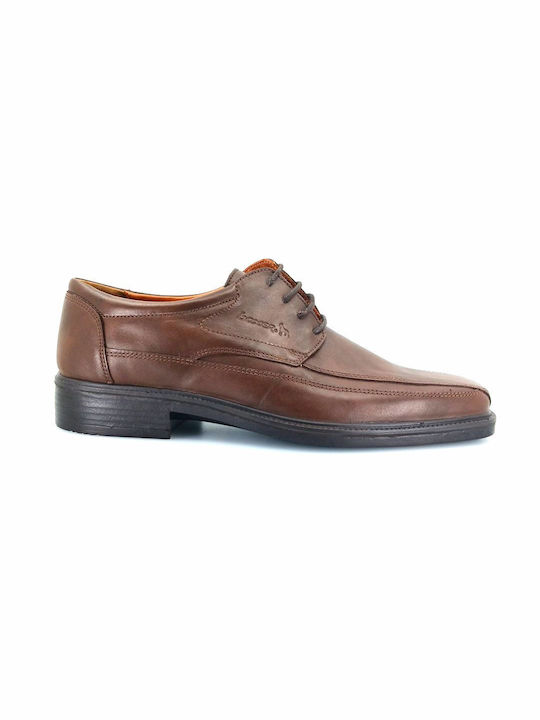 Boxer Men's Leather Casual Shoes Brown