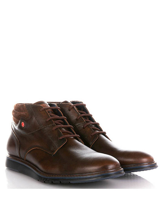 Robinson Men's Leather Boots Brown