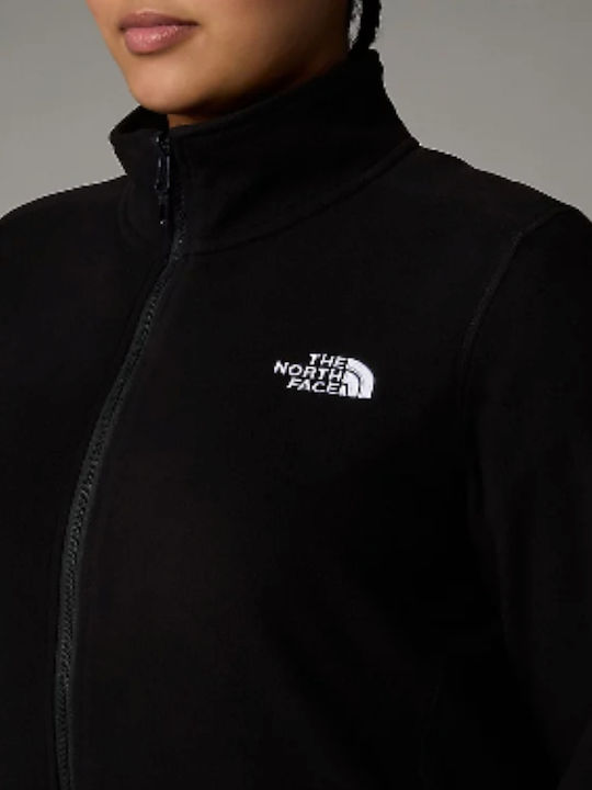 100 Glacier Women's Cardigan with Zipper Tnf Black