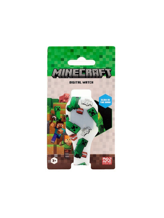 Minecraft Kids Digital Watch with Silicone Strap Various Designs/Assortments of Designs) 1pc