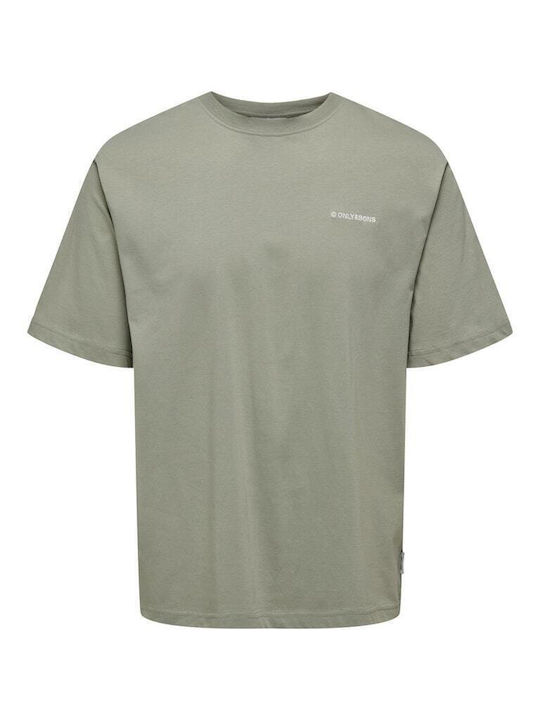 Only & Sons Men's Short Sleeve T-shirt Forest Fog