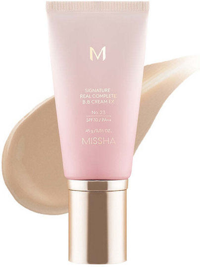 Missha M Signature Real Complete Ex BB 23 Ενυδατική Κρέμα Προσώπου Ημέρας με SPF30 45gr