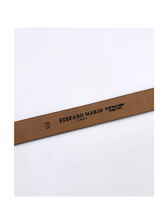 Stefano Mario Men's Belt Black