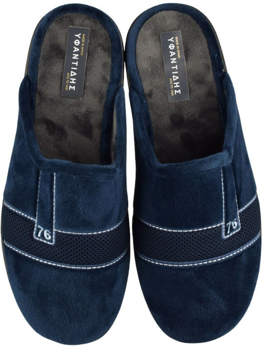 Yfantidis Men's Slipper Blue