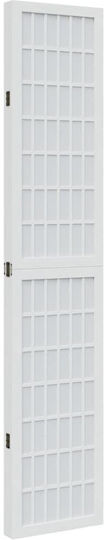 vidaXL Decorativ Paravan Lemn cu 4 Panouri 140x220cm