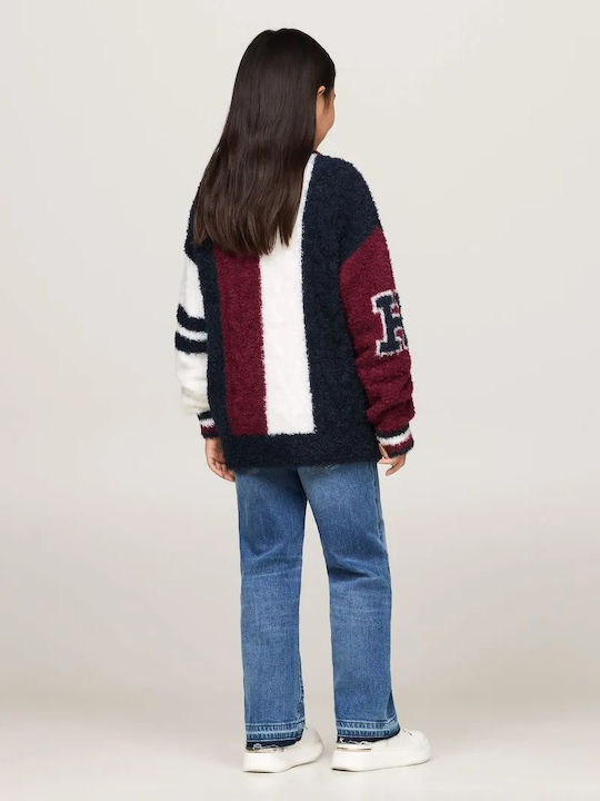 Παιδική Ζακέτα Πλεκτή Deep Rouge Global Stripe