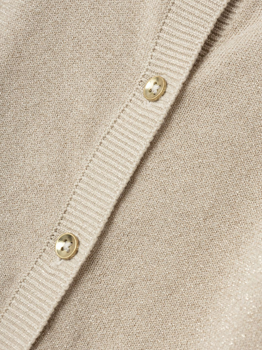Kids Cardigan Knitted Golden