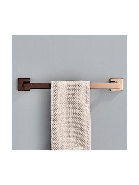 Set Accesorii Baie Metalic Roz 4buc