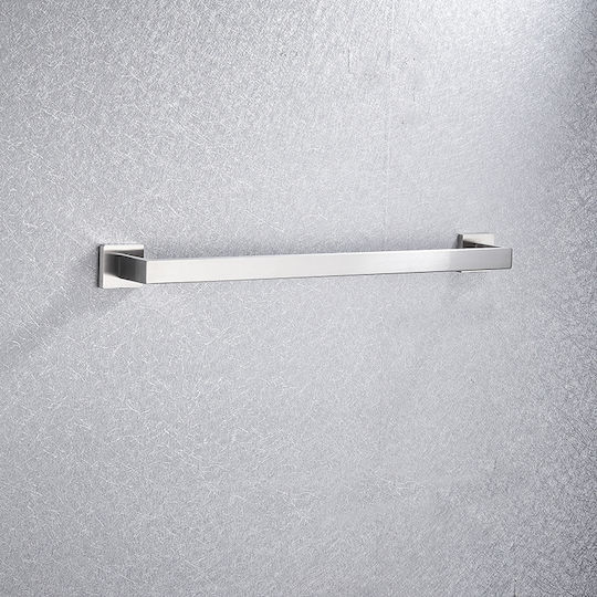 Badezimmer-Accessoire-Set Metall Silber 4Stück