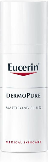 Eucerin DermoPure Хидратиращ и Регулиращ Течен Дневен Крем за Лице против Зачервяване 50ml