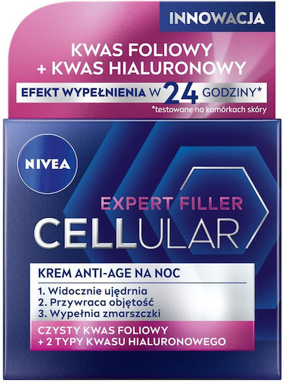 Nivea Hyaluron Cellular Filler Cream Face Night 50ml