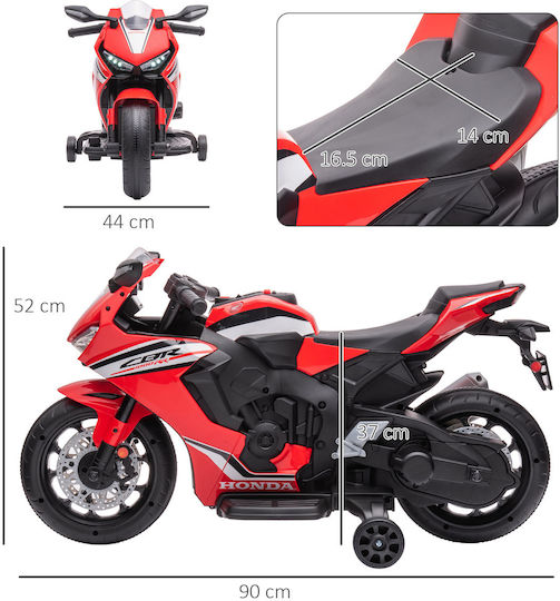 Παιδική Μηχανή Honda Ηλεκτροκίνητη 6 Volt Κόκκινη για 3+ ετών
