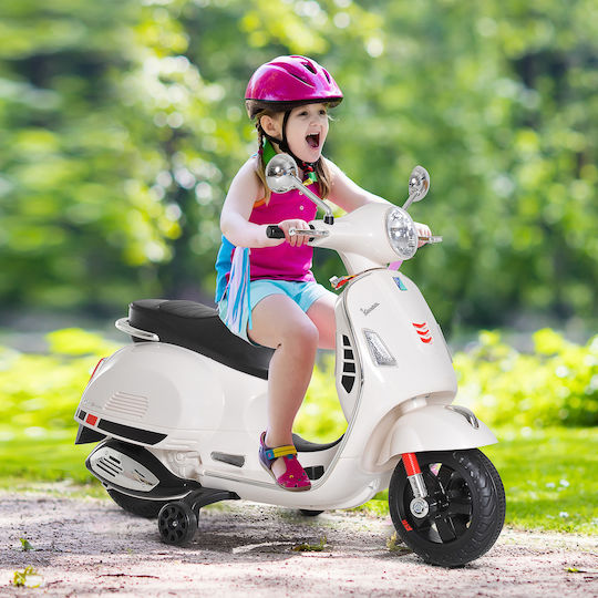 Παιδική Vespa Ηλεκτροκίνητη 6 Volt Λευκή για 3+ ετών