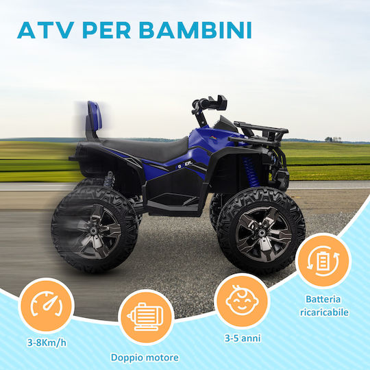 Παιδική Γουρούνα Ηλεκτροκίνητη 12 Volt Μπλε για 3+ ετών