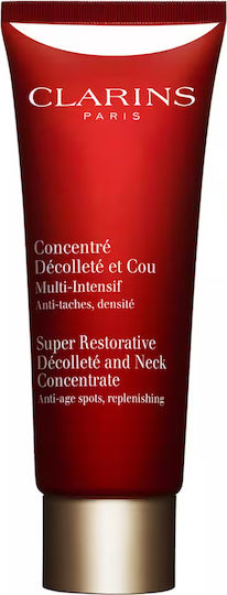 Clarins Super Restorative Decollete & Neck Concentrate Cream for Face & Lips for Moisturizing Anti-Aging & Firming 75ml
