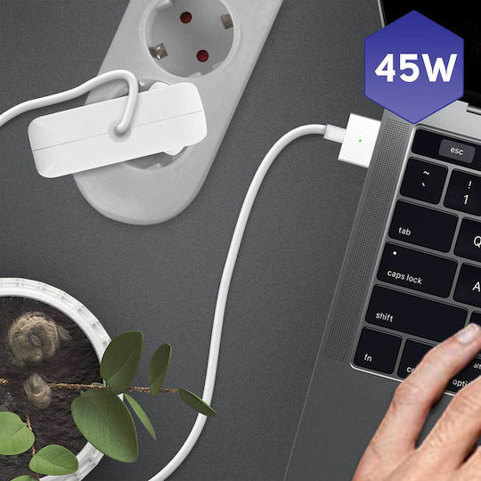 45w Magsafe 2 Power Adapter 2nd Generation Macbook Air Magnetic White