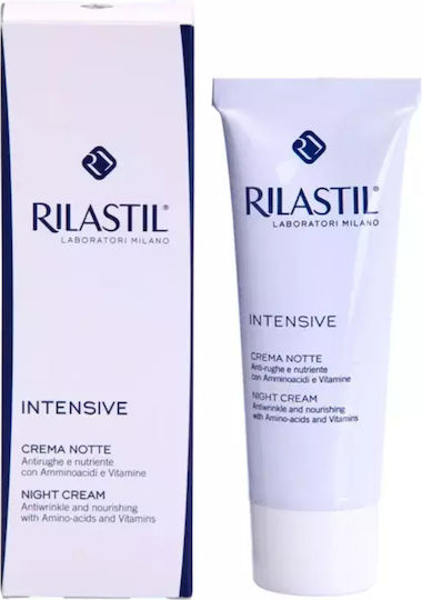 Rilastil Intensivă Cremă de Față de Noapte pentru Hidratare și Imperfecțiuni cu Orez 50ml