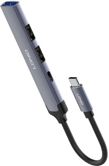 4-in-1 Usb-c Multiport Hub Adapter 5gbps Ds-34c