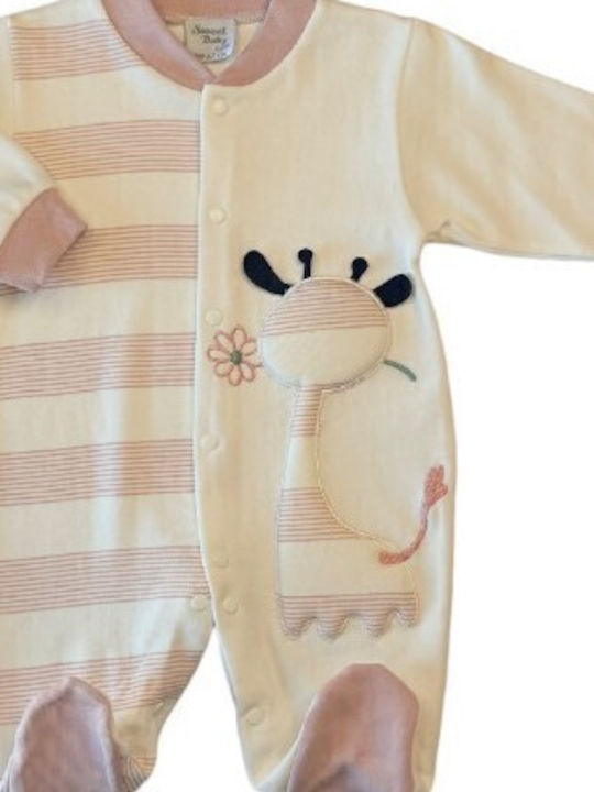Sweet Baby Детско Бодито Бяло-Розово