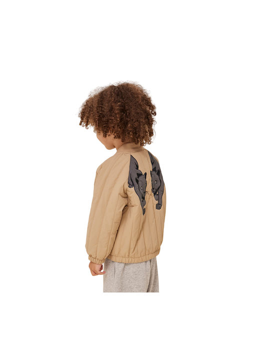 Konges Slojd Kids Bomber with Lining Travertine