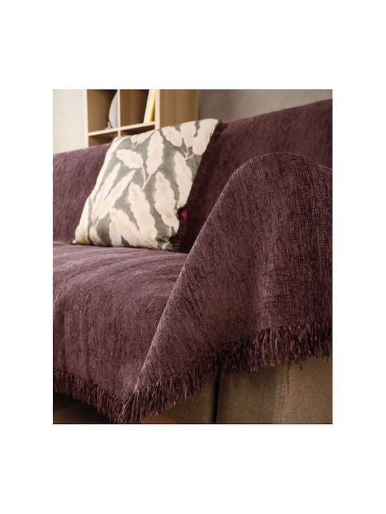 Kentia Kentia Überwurf Viersitzer-Sofa Chenille 180x340cm