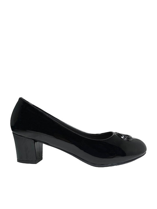 Anatomic Patent Leather Black Heels