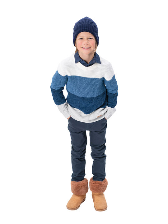 Energiers Kids' Fabric Pants Blue Gentleman