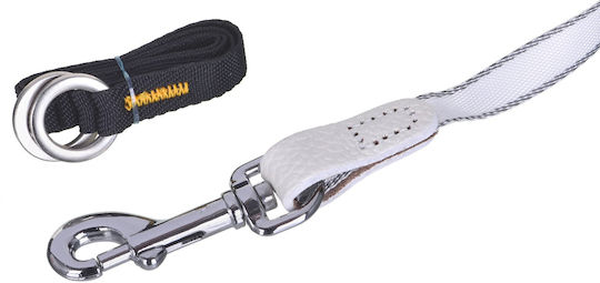 Flexi Hundeleine/Führleine Riemen in Weiß Farbe bis zu 12kg
