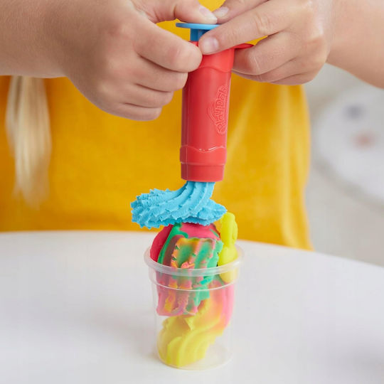 Hasbro Play-Doh Πλαστελίνη - Παιχνίδι Swirlin' Smoothies Blender για 3+ Ετών, 5τμχ
