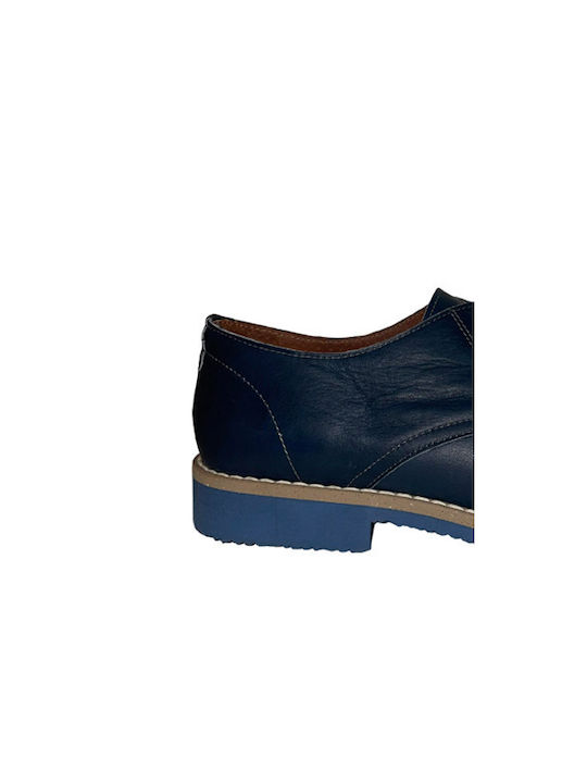 Antonio Shoes Piele Pantofi casual pentru bărbați Albastru