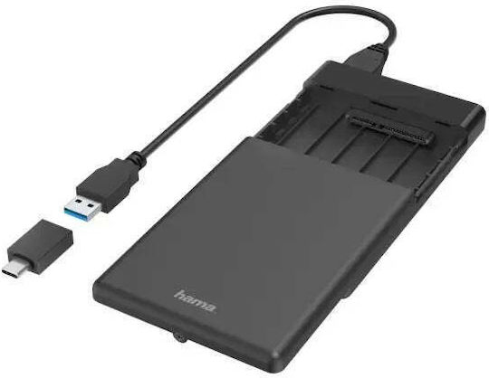 Hama Hard Drive Drawer 2.5" Ssd Hdd Usb 3.2 Gen 1 Sata Iii Black