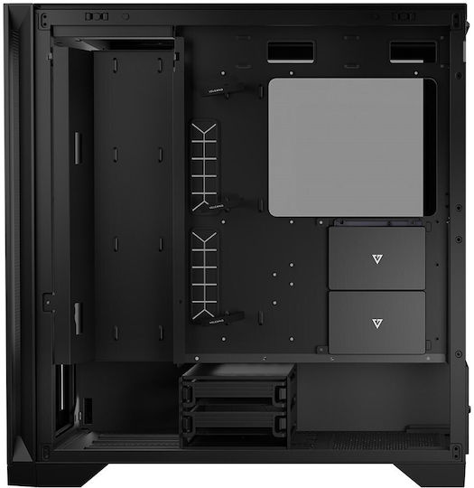 Modecom Volcano Expanse S Gaming Midi Tower Κουτί Υπολογιστή με Πλαϊνό Παράθυρο Μαύρο