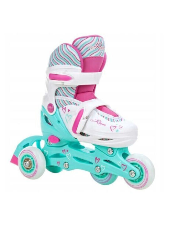 Raven Inline Αυξομειούμενα Rollers Τιρκουάζ Παιδικά