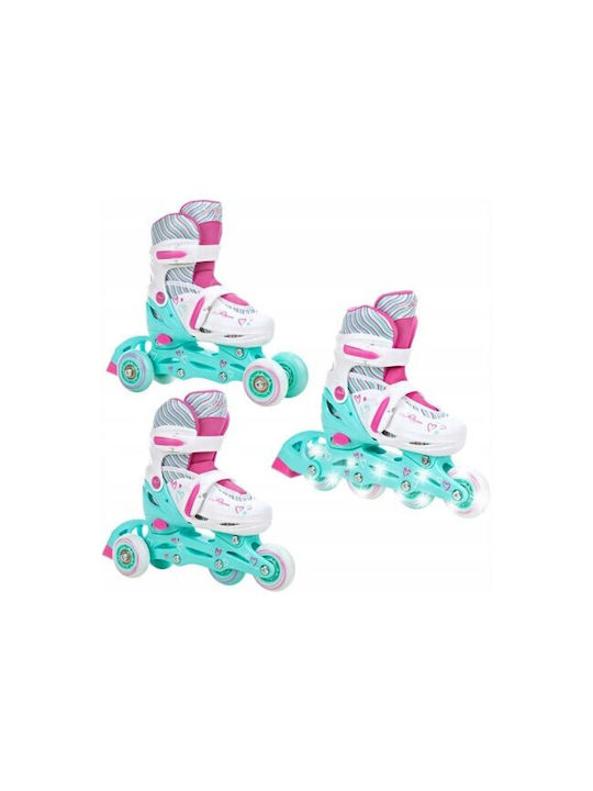 Raven Inline Einstellbar Rollers Türkis Erwachsene/Kinder
