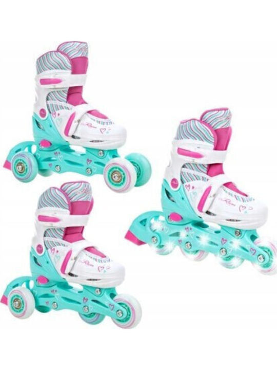 Raven Inline Einstellbar Rollers Türkis Erwachsene/Kinder