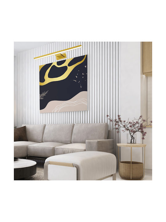 Eko Light Pinto Φωτιστικό Πίνακα με Ενσωματωμένο LED Χρυσό 50εκ.